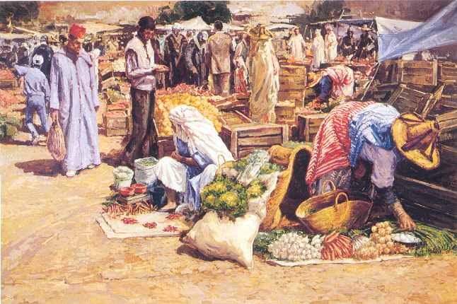 mercado_arabe africa Fermin Alegre Monferrer