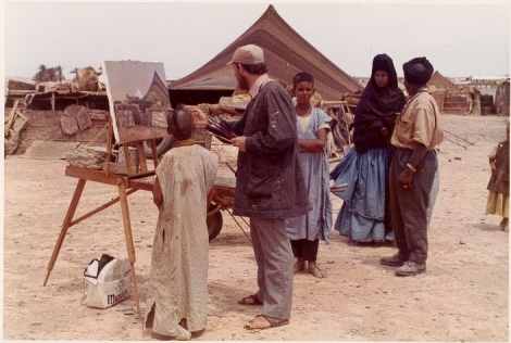 pintando-sahara Fermin Alegre Monferrer