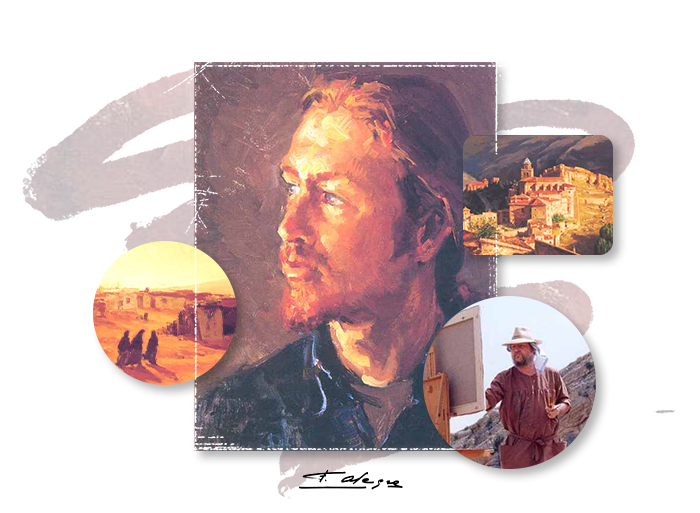 collage fermin alegre pintor